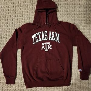 Texas A&M Hoodie. Burgundy/Red. Men's Small
